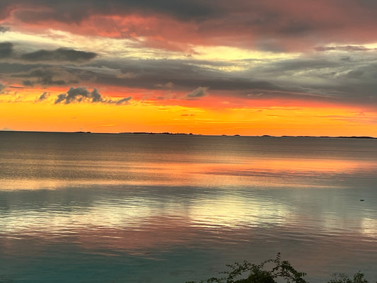 A winter's sunset at Sandbanks Lodge 5